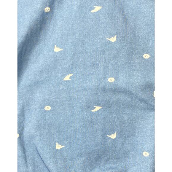 NWT Feather 4 Arrow Blue Shaka Print Hooded Trifecta Sweatshirt 4T - Picture 3 of 4